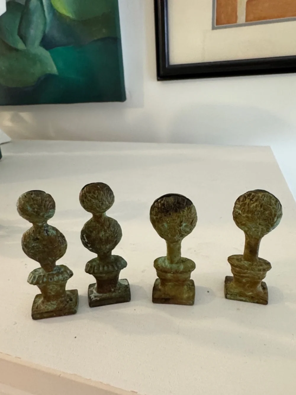 Pier 1 Vintage Inspired Rustic Metal Place Card Holders (8)